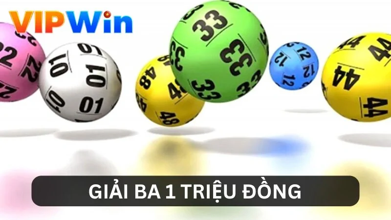 Giải ba trúng 1 triệu đồng