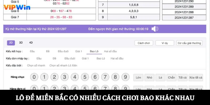 Lô đề miền Bắc có nhiều cách chơi bao khác nhau