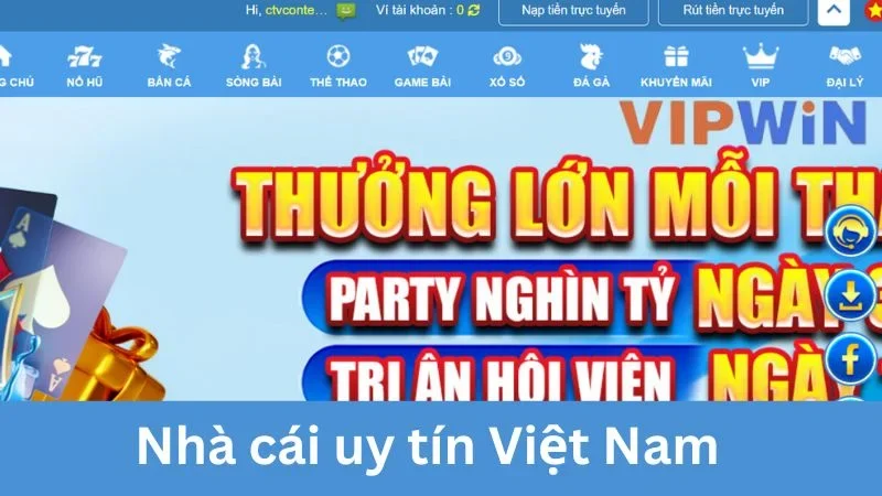 Nhà Cái Uy Tín Việt Nam - Top Thương Hiệu Cá Cược Nổi Tiếng