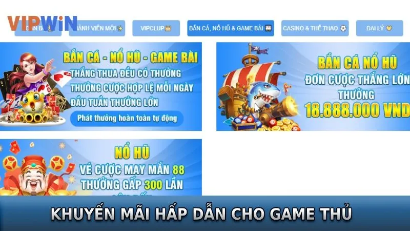 Nhà cái luôn dành nhiều khuyến mãi cho game thủ của mình