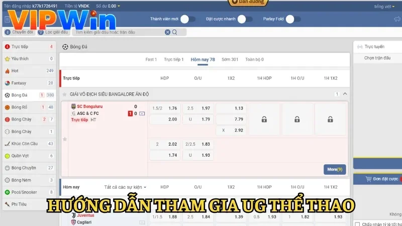 Hướng dẫn tham gia sảnh nhanh chóng